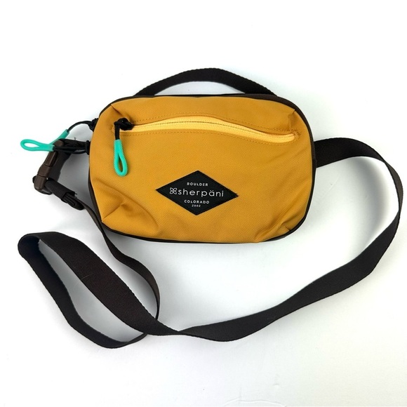 Sherpani Hyk Belt Bag Multicolor Canvas Crossbody Travel Bag Brand New - Picture 1 of 11